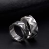 Anell de plata | Ziga-Zaga | 8 mm ample