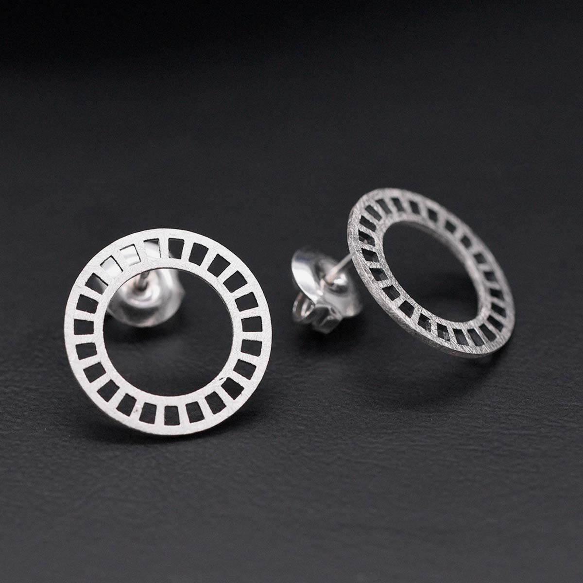 Pendientes de presión Plata | Travessers | 12 mm diámetro